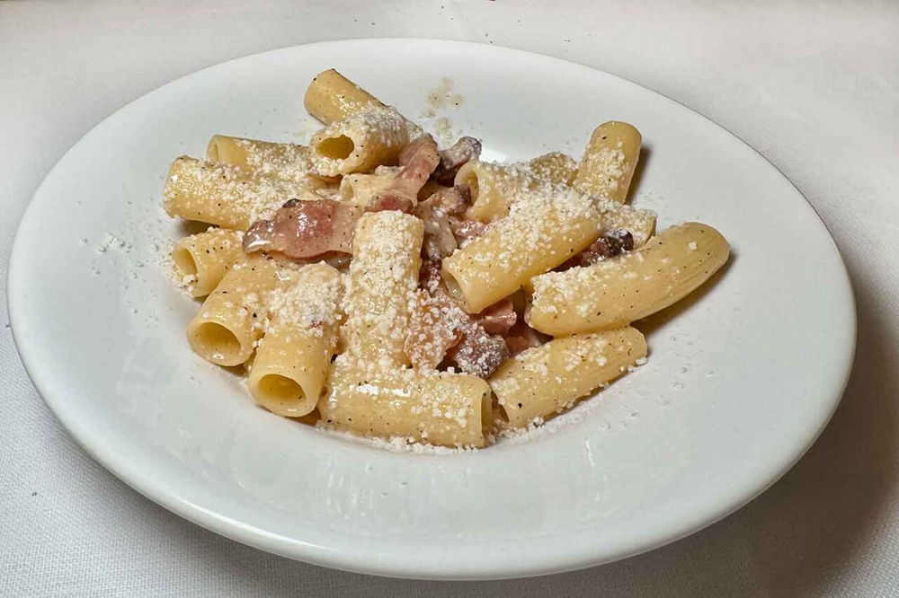 la gricia del ristorante Flavio al Velavevodetto a Roma Testaccio