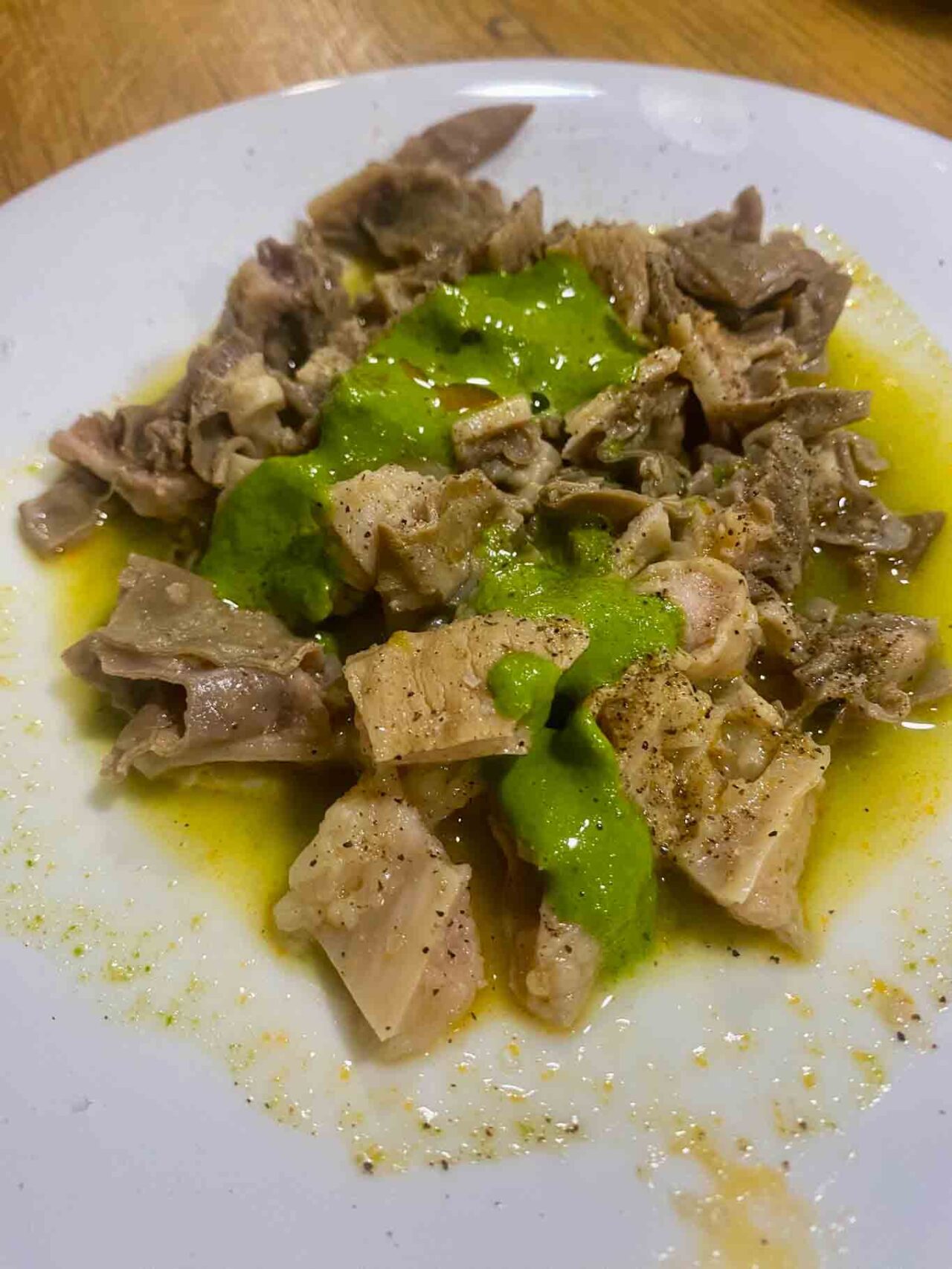 il lampredotto della trattoria La Fonderia a Palermo nella Vucciria