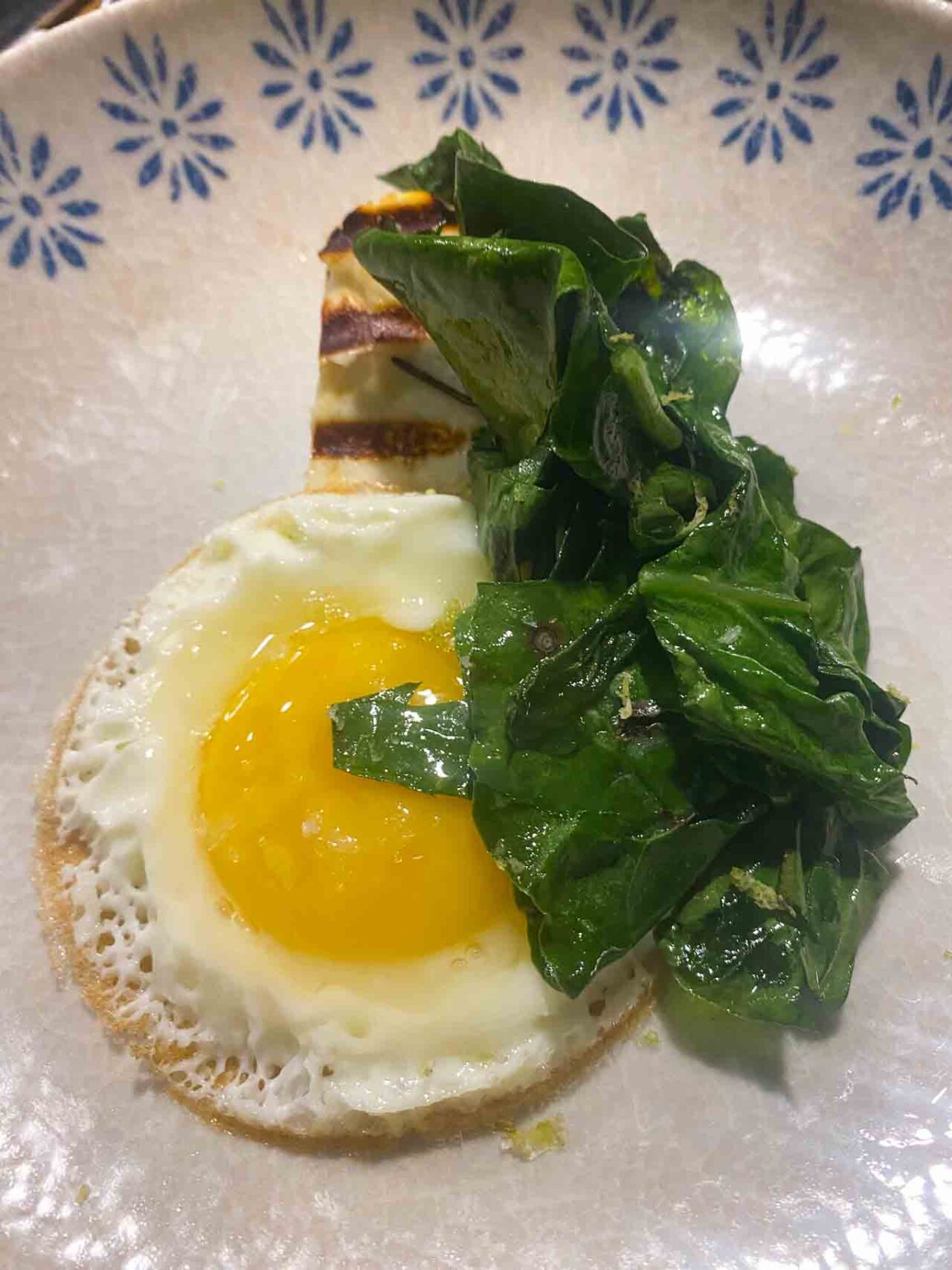 ricotta e uovo della trattoria La Fonderia a Palermo nella Vucciria