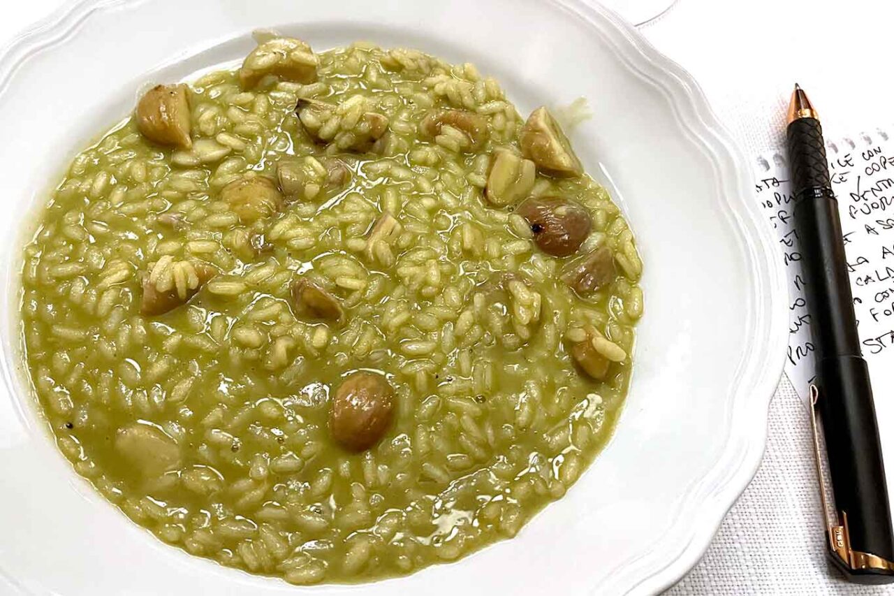 il risotto del ristorante Luce a Perugia 