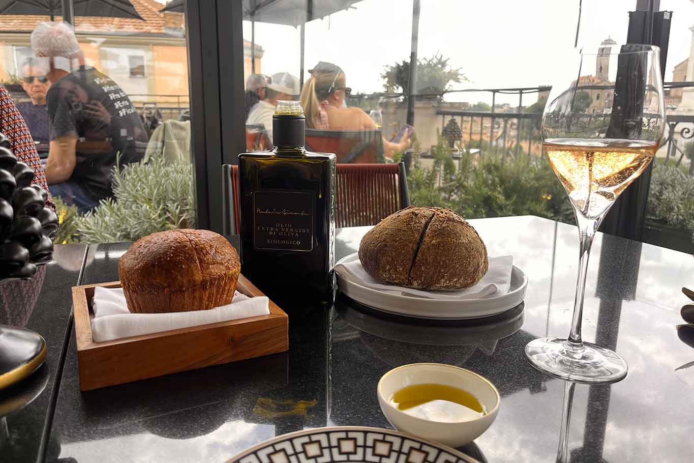 Oro Bistrot a Roma, ristorante in terrazza sui Fori Imperiali