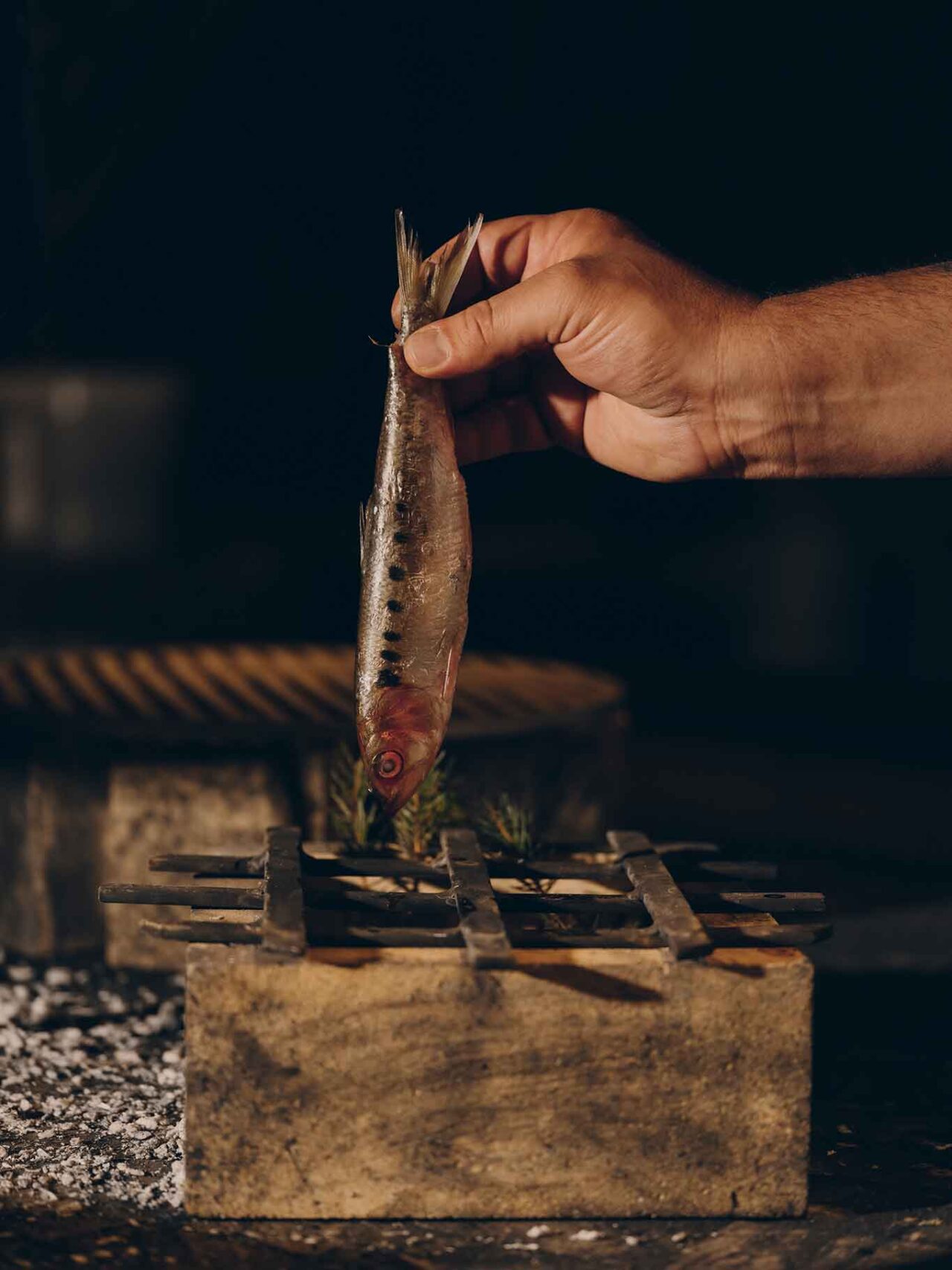 il lavarello del ristorante Yera dell'Hotel Forestis Dolomites a Bressanone
