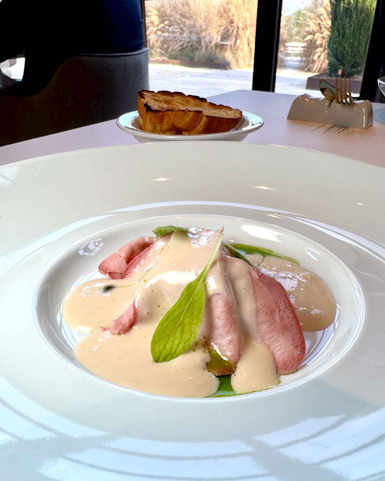 lingua e ostrica del ristorante Zunica 1880 a Villa Corallo a Sant'Omero in Abruzzo