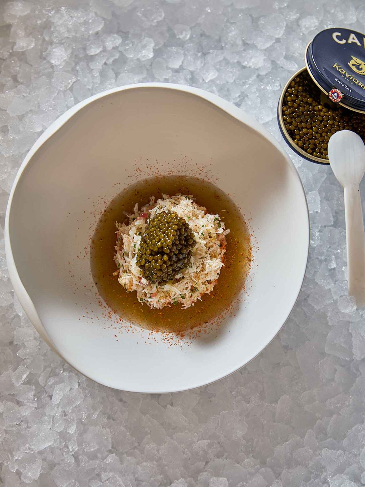 antipasto del Ristorante Alain Ducasse Roma