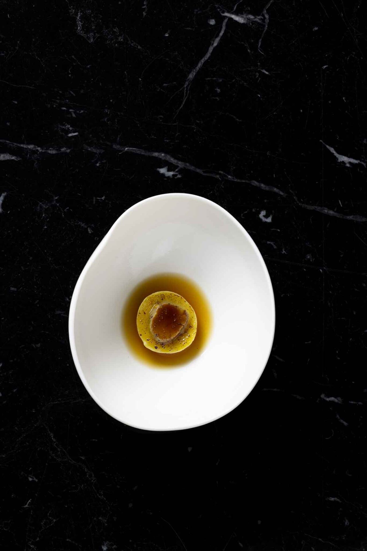 ravioli di funghi del Ristorante Alain Ducasse Roma