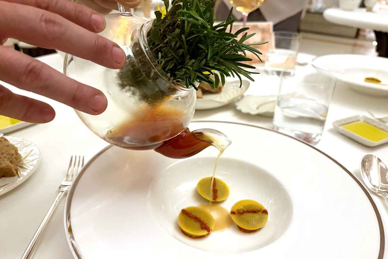 i bottoni di lenticchie al ristorante Iris a Verona