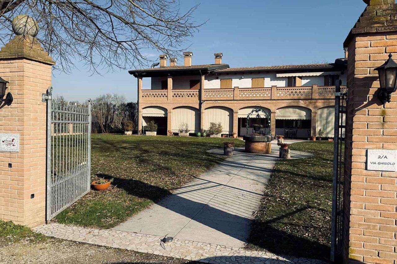 il cascinale dell'Osteria Numero 2 a San Giorgio Bigarello vicino Mantova