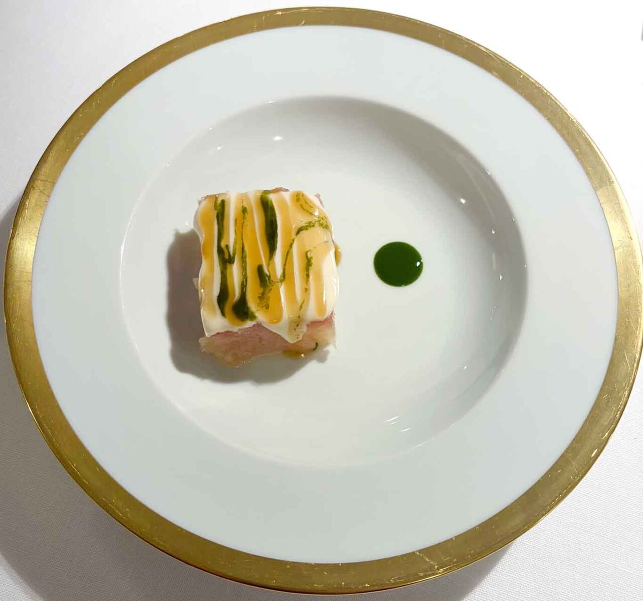 la trota del Ristorante Reale di Niko Romito a Castel di Sangro