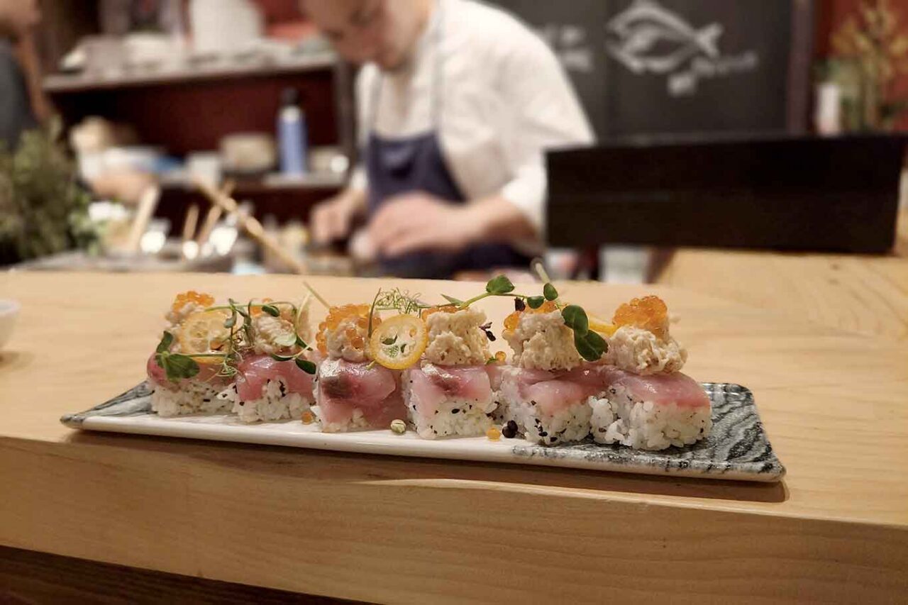 il sushi al ristorante giapponese Sakaba Ie Koji a Roma