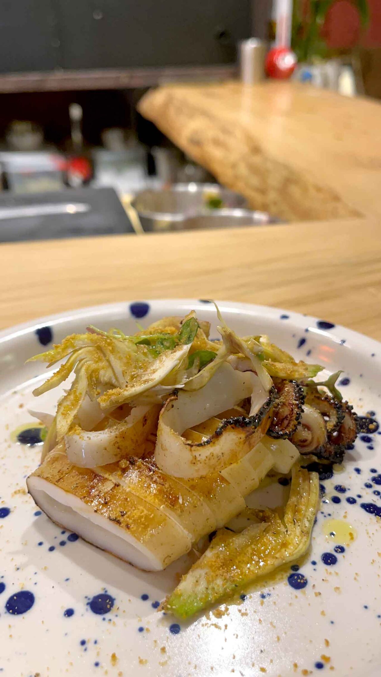 caòlamari alla brace del ristorante giapponese Sakaba Ie Koji a Roma