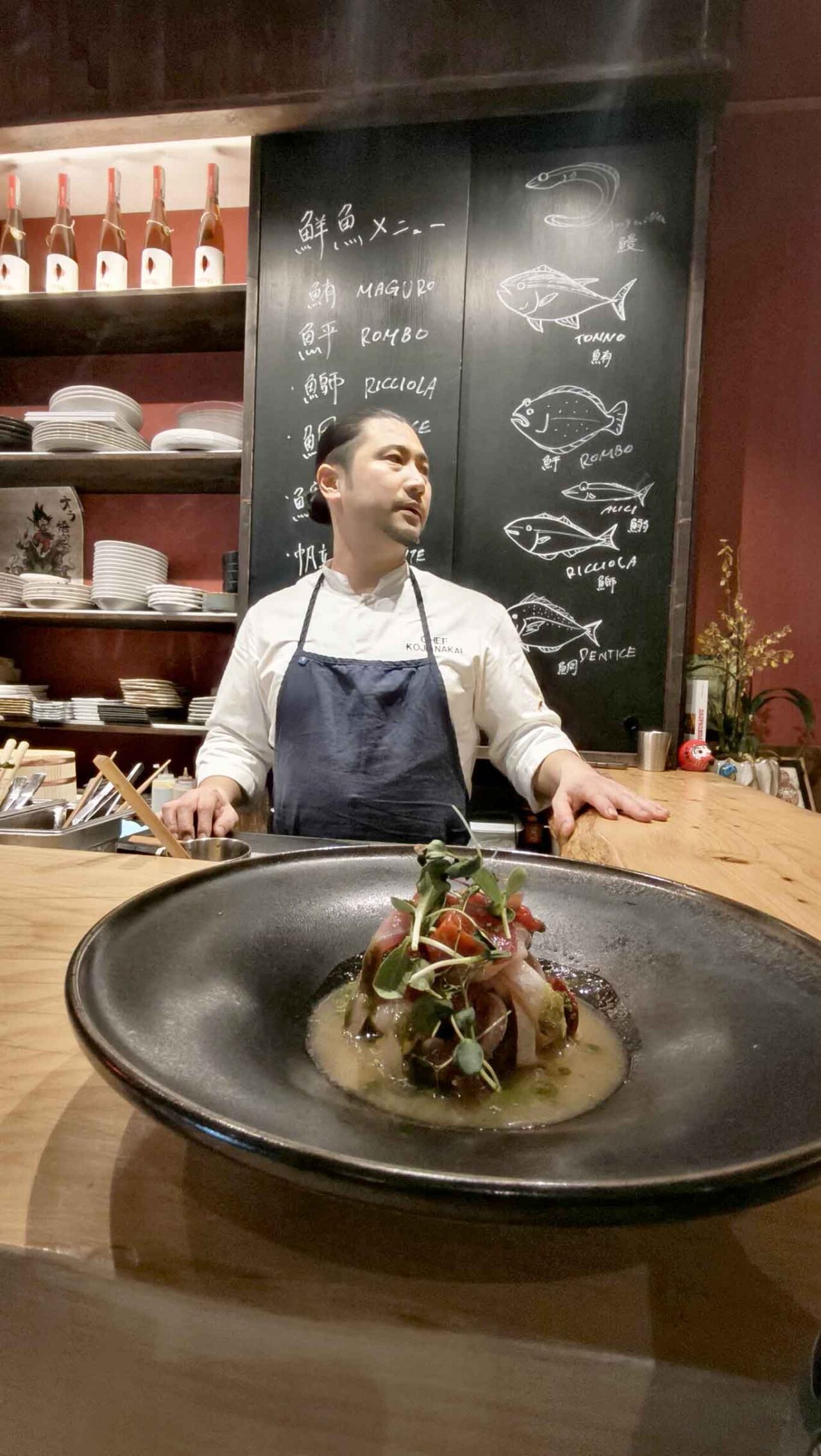 Ceviche al ristorante giapponese Sakaba Ie Koji a Roma