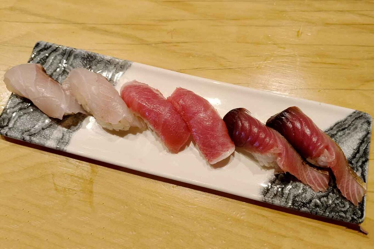 i nigiri al ristorante giapponese Sakaba Ie Koji a Roma