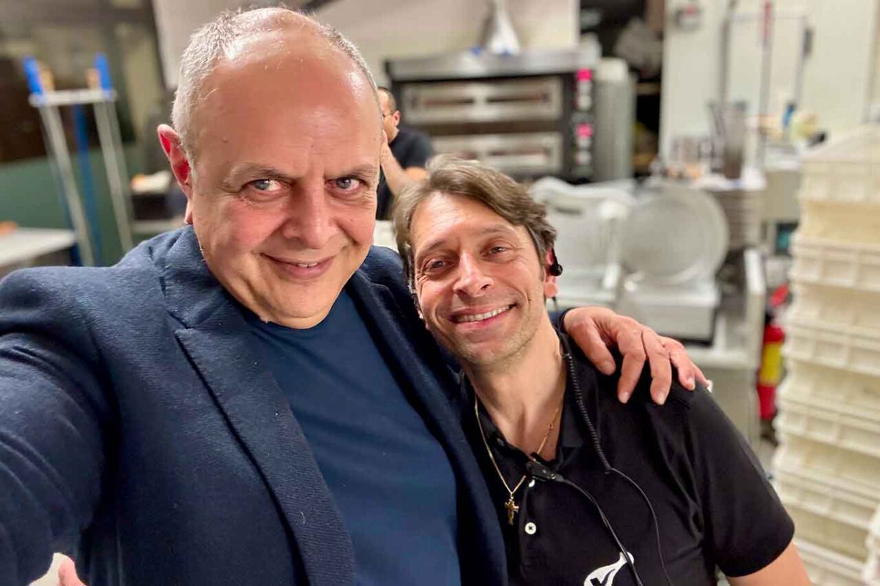 Vincenzo Pagano e Pasquale Naccari del ristorante pizzeria Il Vecchio e il Mare a Firenze