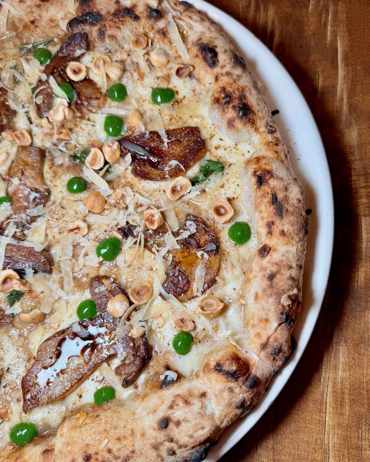 le pizze dei migliori giovani pizzaioli del Campionato in Campania: la PV Climax con i porcini di Diego Ciraudo