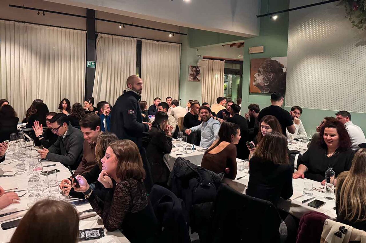 la sala giovani del ristorante pizzeria Il Vecchio e il Mare a Firenze
