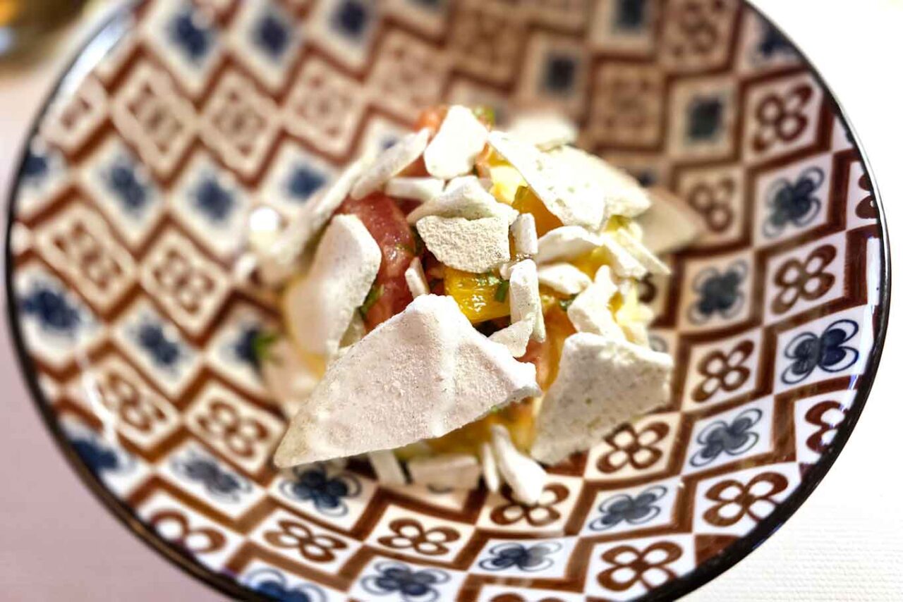 la pavlova del ristorante Andree a La Spezia 