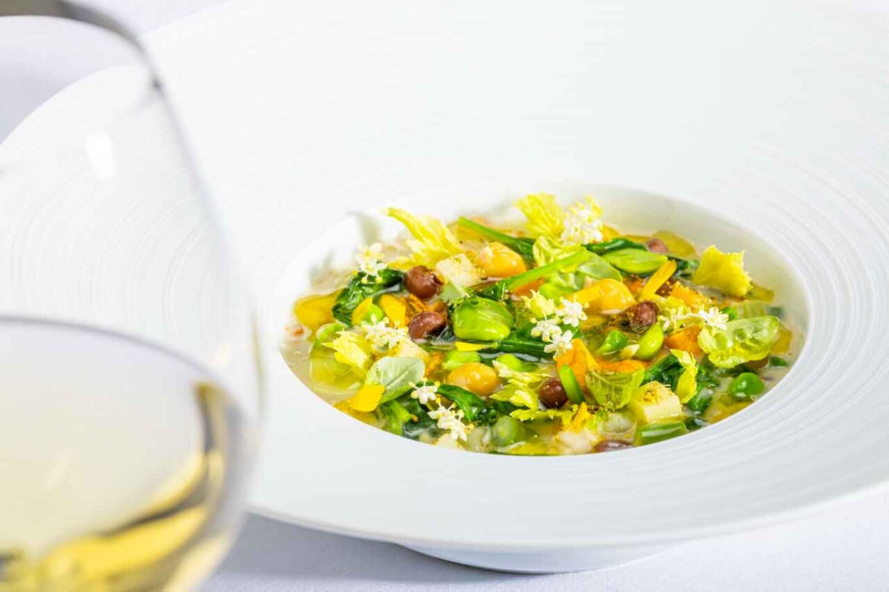 la zuppa etrusca del ristorante Il Luogo Aimo e Nadia a Milano