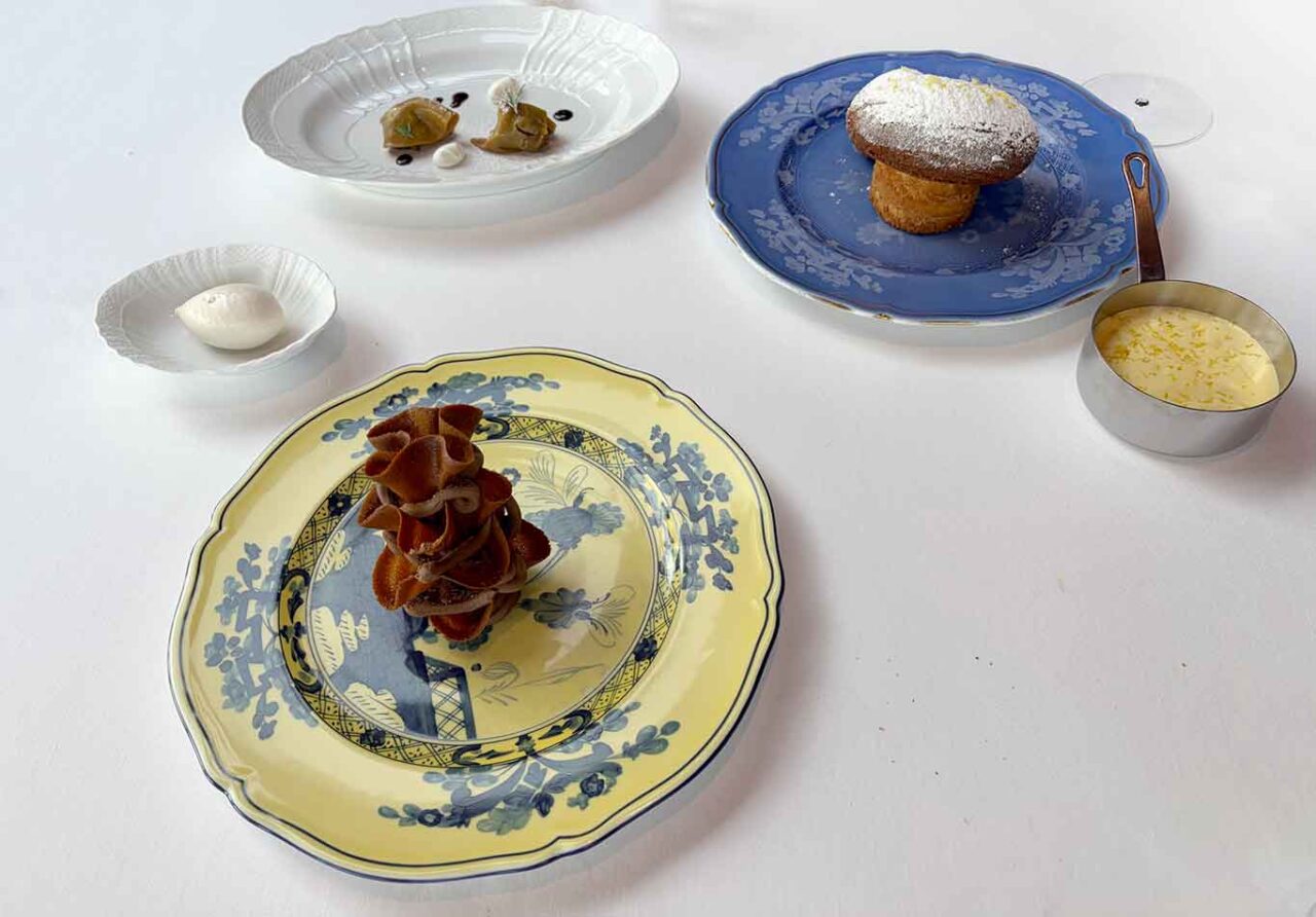 i dolci del ristorante Lido 84 a Gardone Riviera 