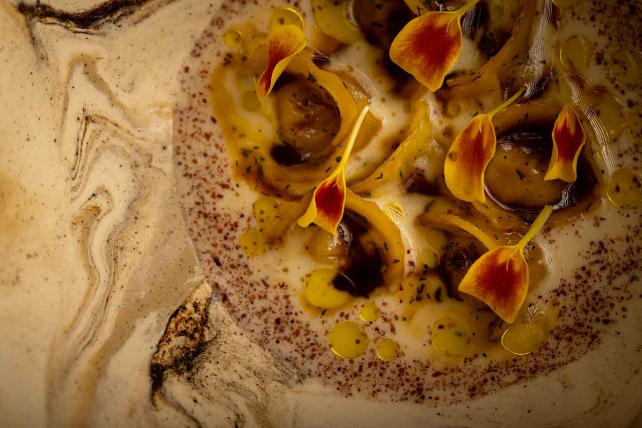 tortellino di coniglio del ristorante Nomos Ante a Roma