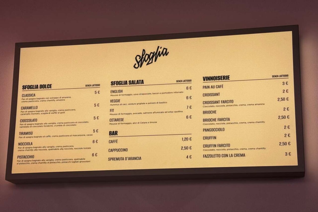 sfoglia pastry bar menu