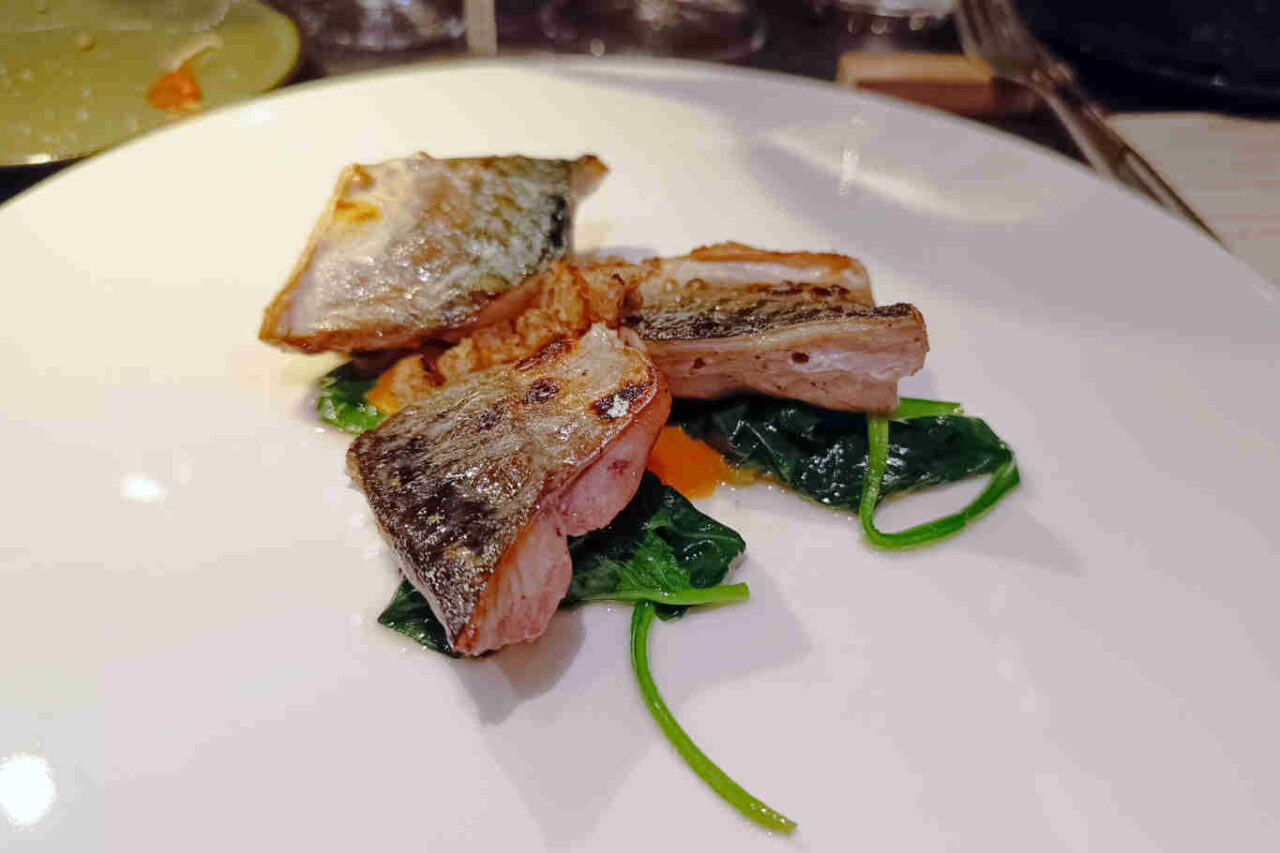 Ambrosia Rooftop, rombo carote e spinaci