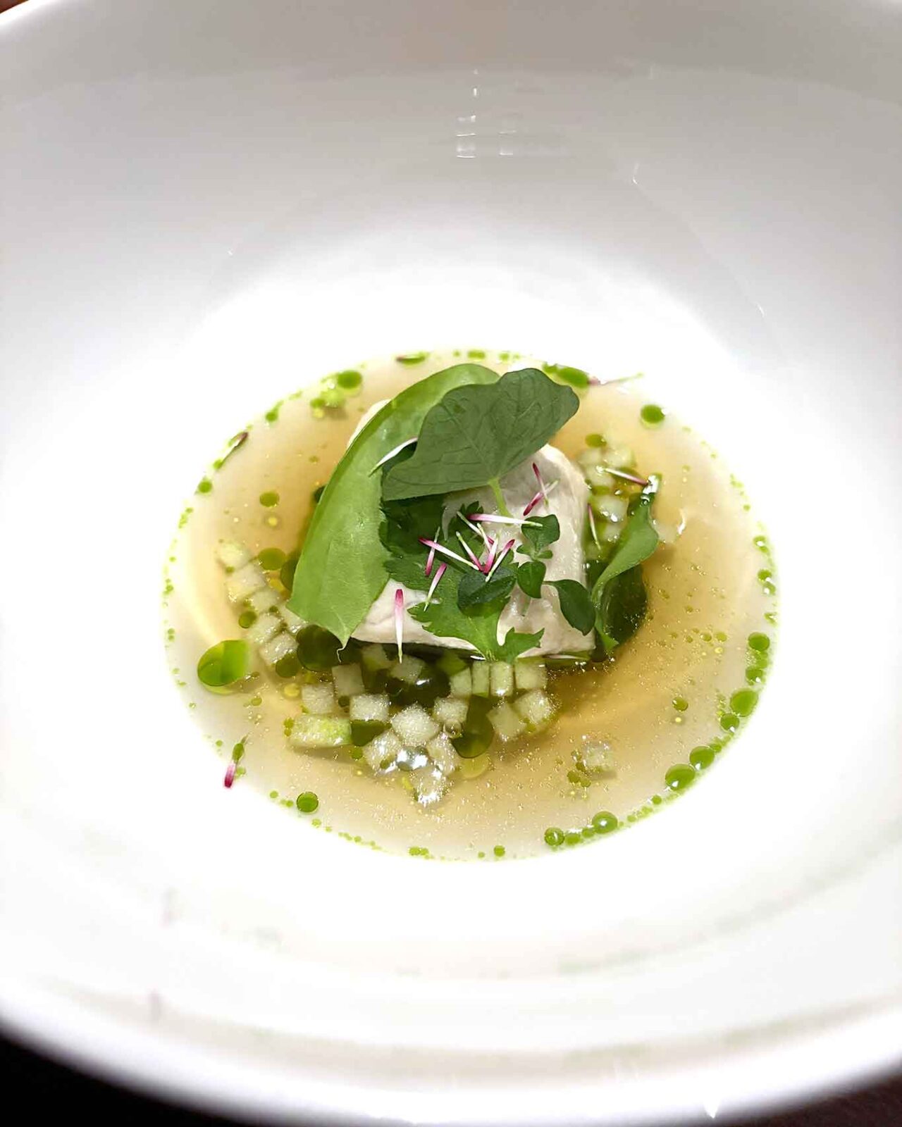 il salmerino del ristorante Bur di Eugenio Boer a Milano