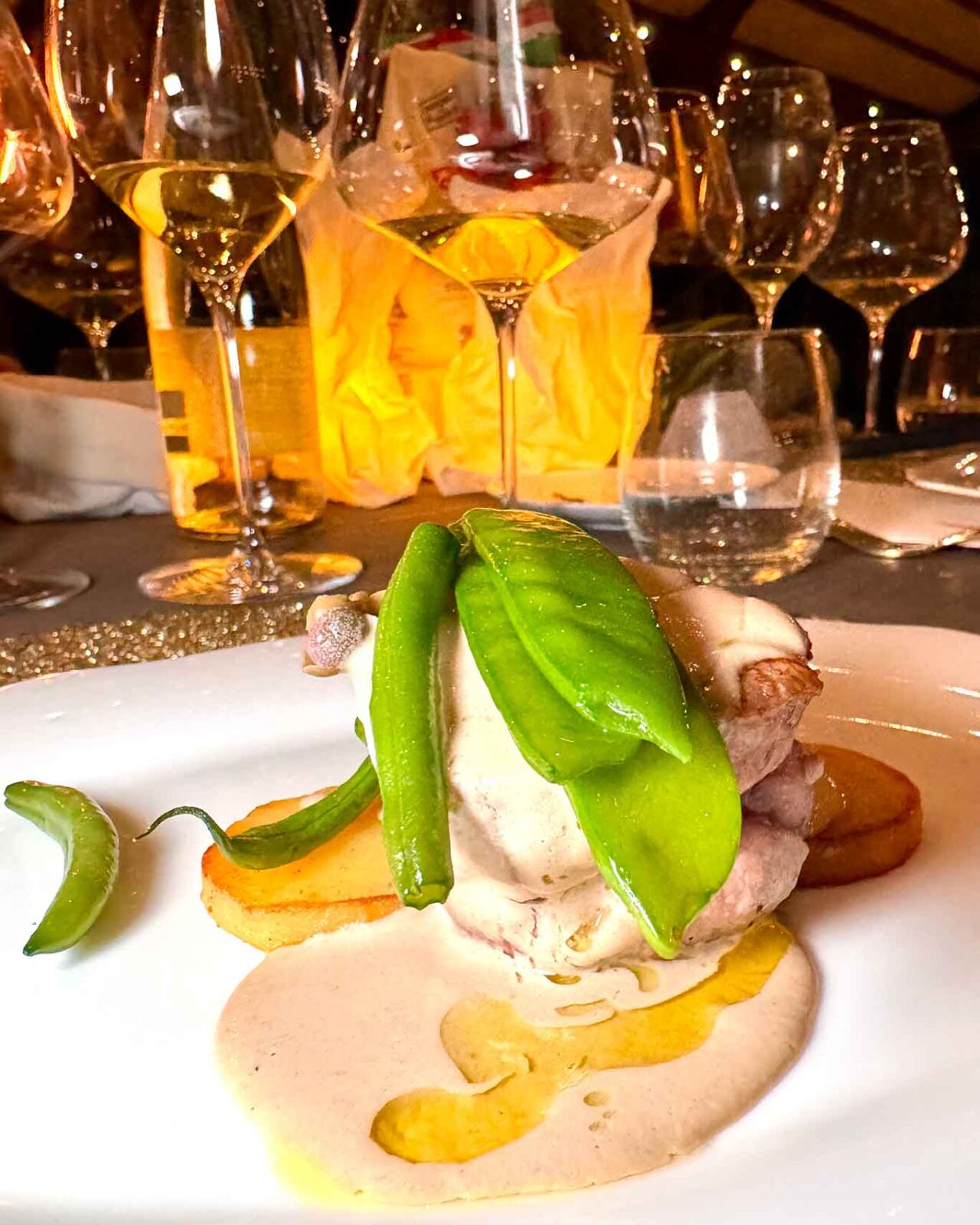 il vitello con salsa tonnata di Massimiliano Alajmo al Forum della Cucina Italiana