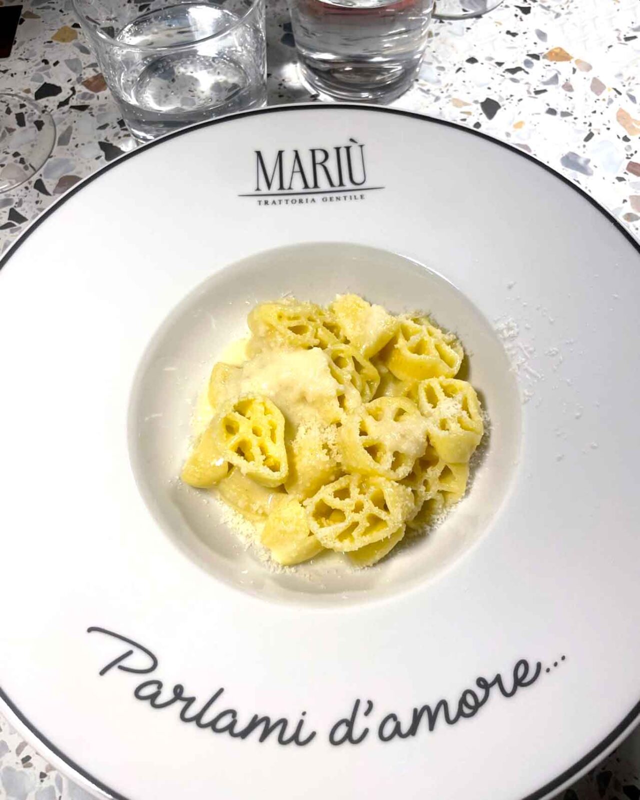 la pasta dei ricordi di Mariù Trattoria Gentile a Roma Garbatella