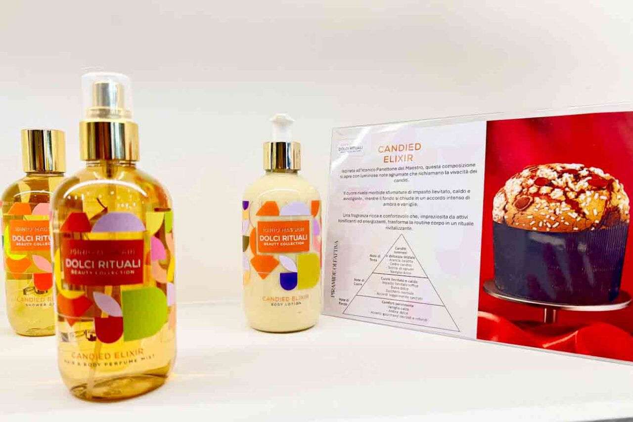 La linea beauty di Iginio Massari: il profumo al panettone
