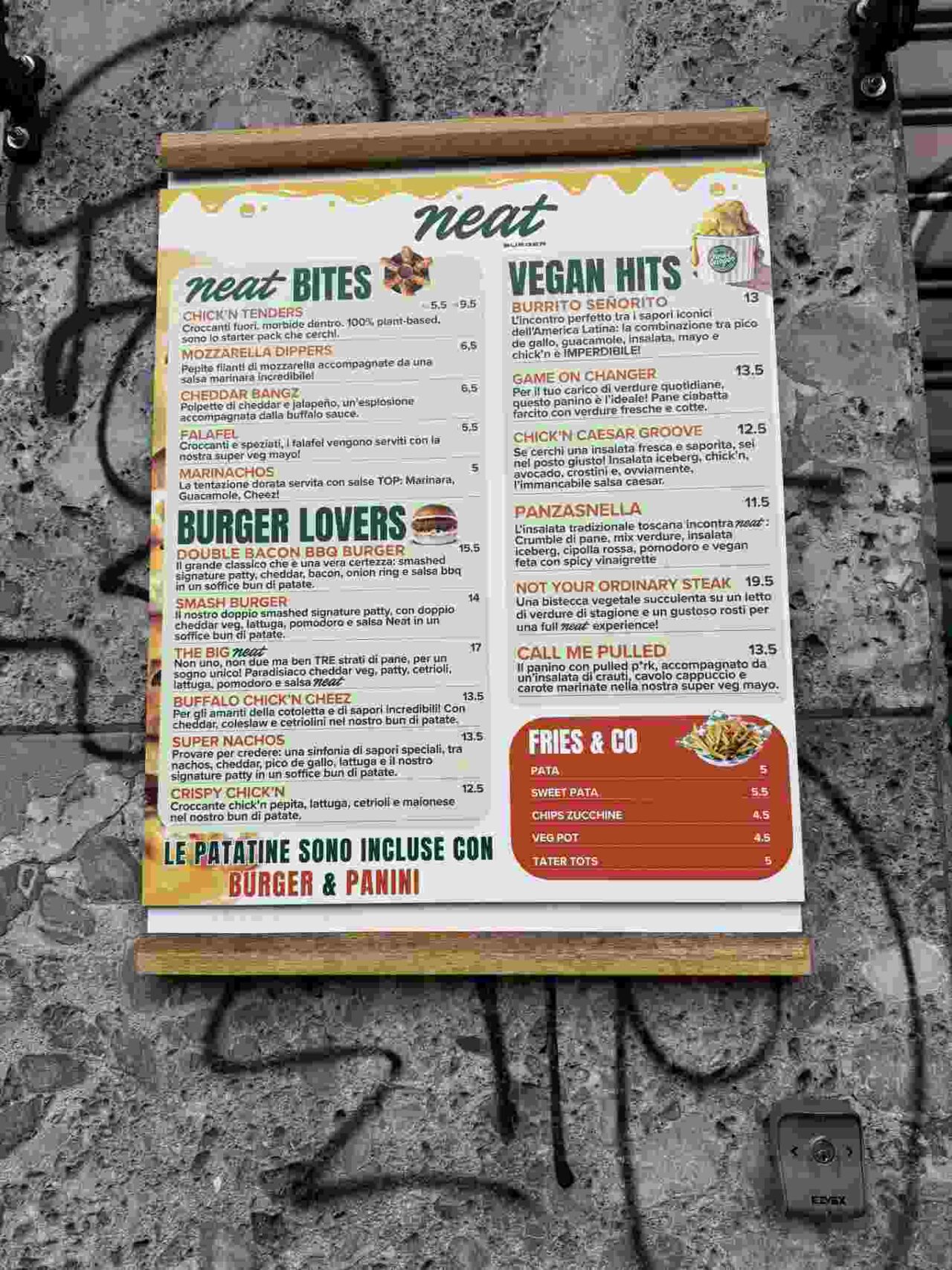 hamburger neat milano chiuso