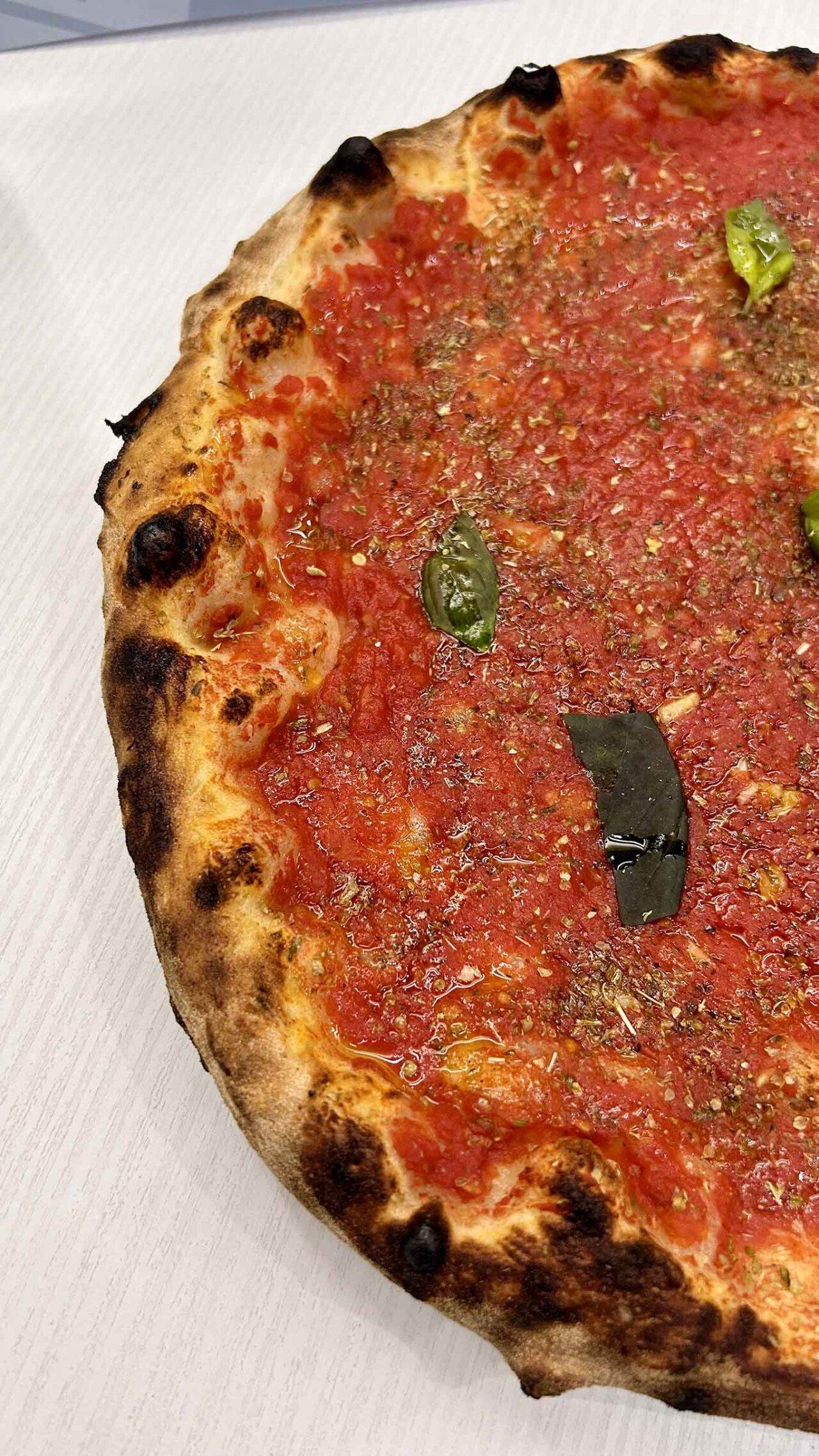 la pizza Marinara della pizzeria Di Stora ad Arpaia al Campionato 2026