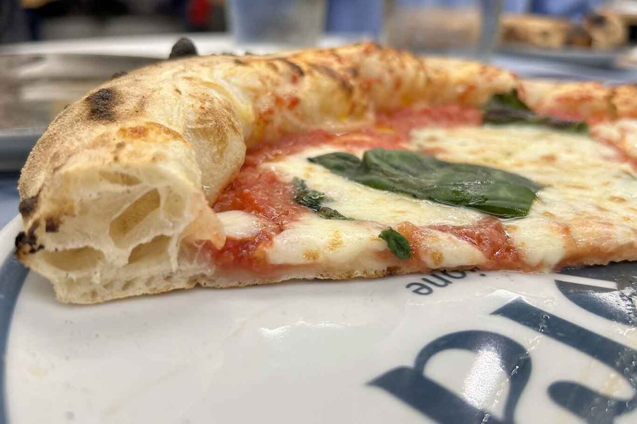 la struttura della pizza Margherita della pizzeria Di Stora ad Arpaia al Campionato 2026