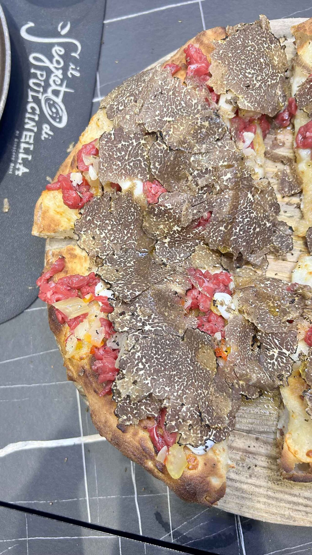 la montanara del Sannio & Tartufo della pizzeria Il Segreto di Pulcinella a Montesarchio al Campionato della Pizza 2026