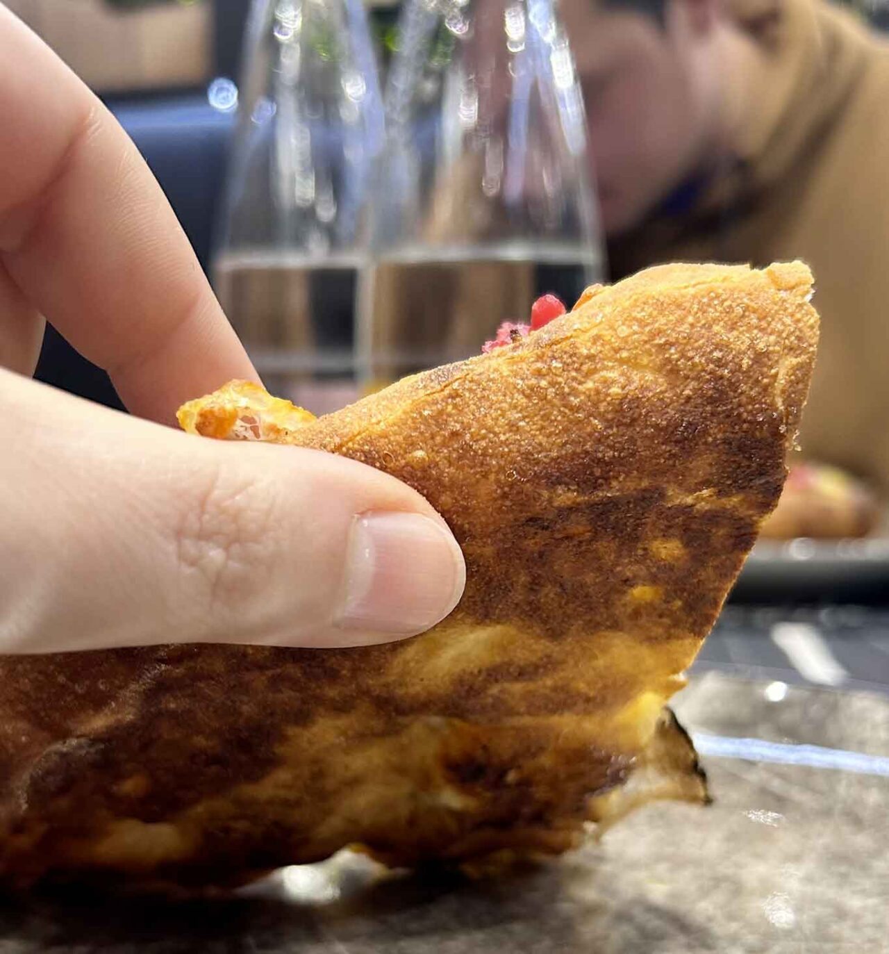 la cottura della montanara del Sannio & Tartufo della pizzeria Il Segreto di Pulcinella a Montesarchio al Campionato della Pizza 2026