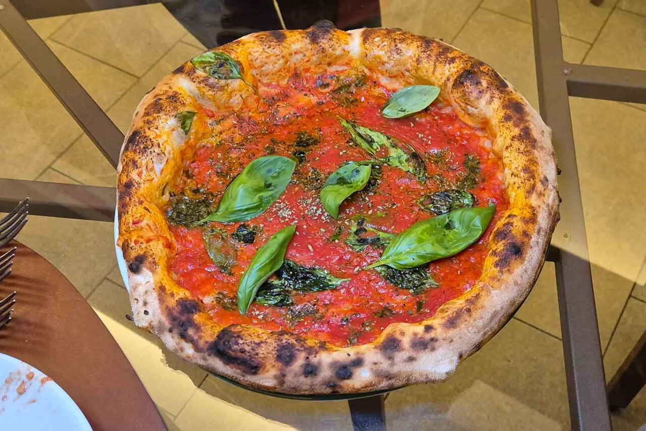 pizza marinara della pizzeria La Bolla di Caserta al Campionato della Pizza 2026