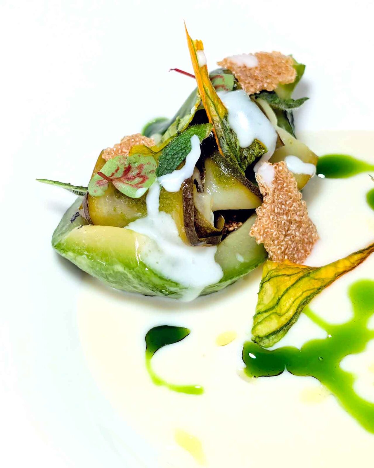 zucchine del ristorante Attico sul Mare a Grottammare