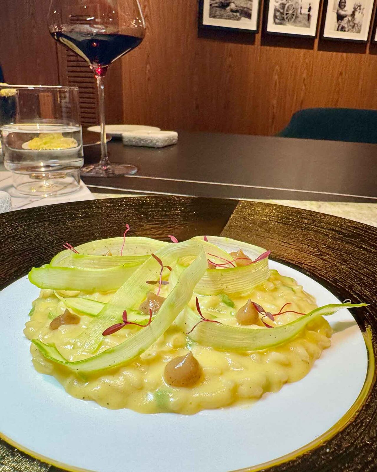 il risotto del ristorante Cinque Foglie a Battipaglia 