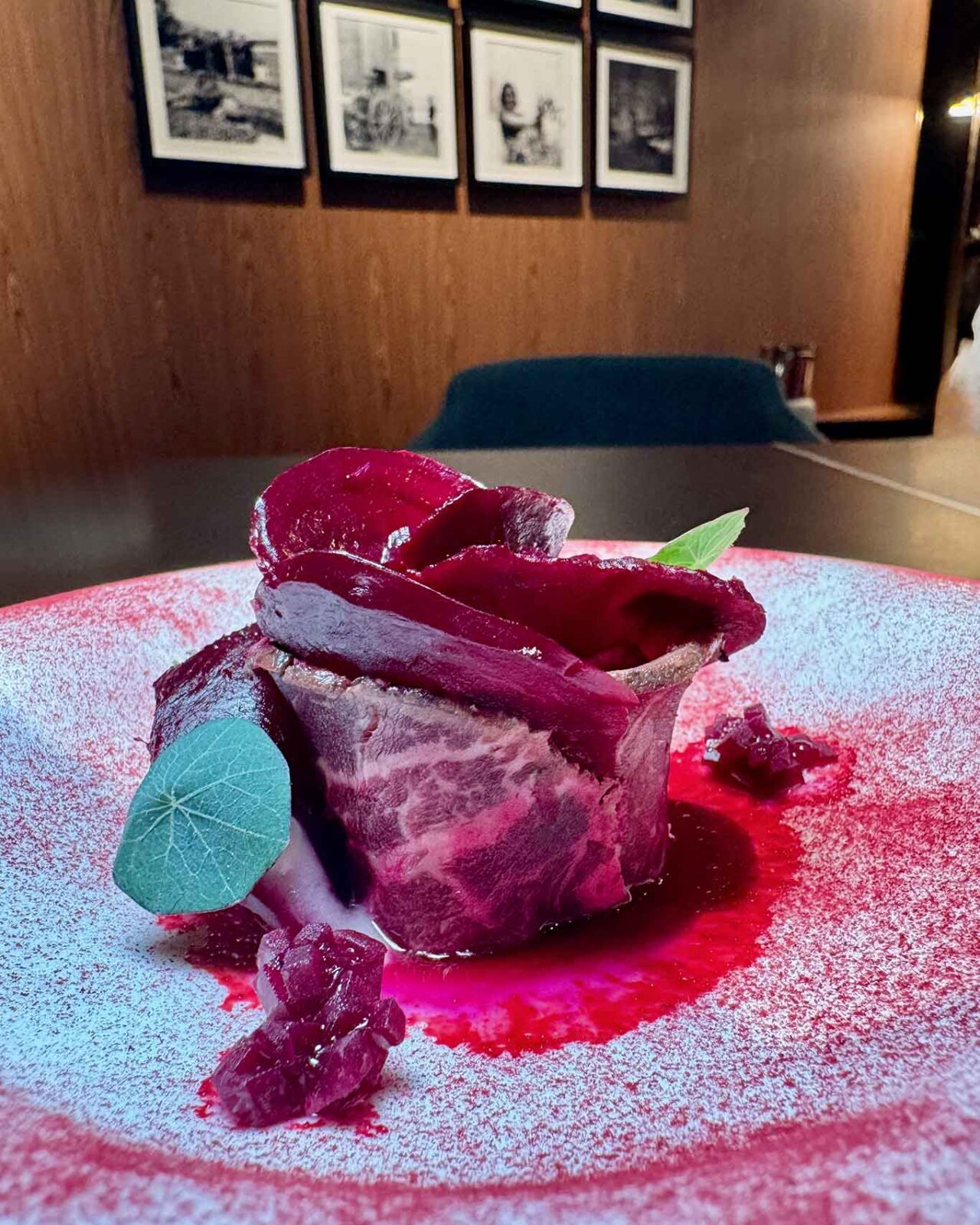 barbabiketola e carne di bufalo al ristorante Cinque Foglie a Battipaglia 