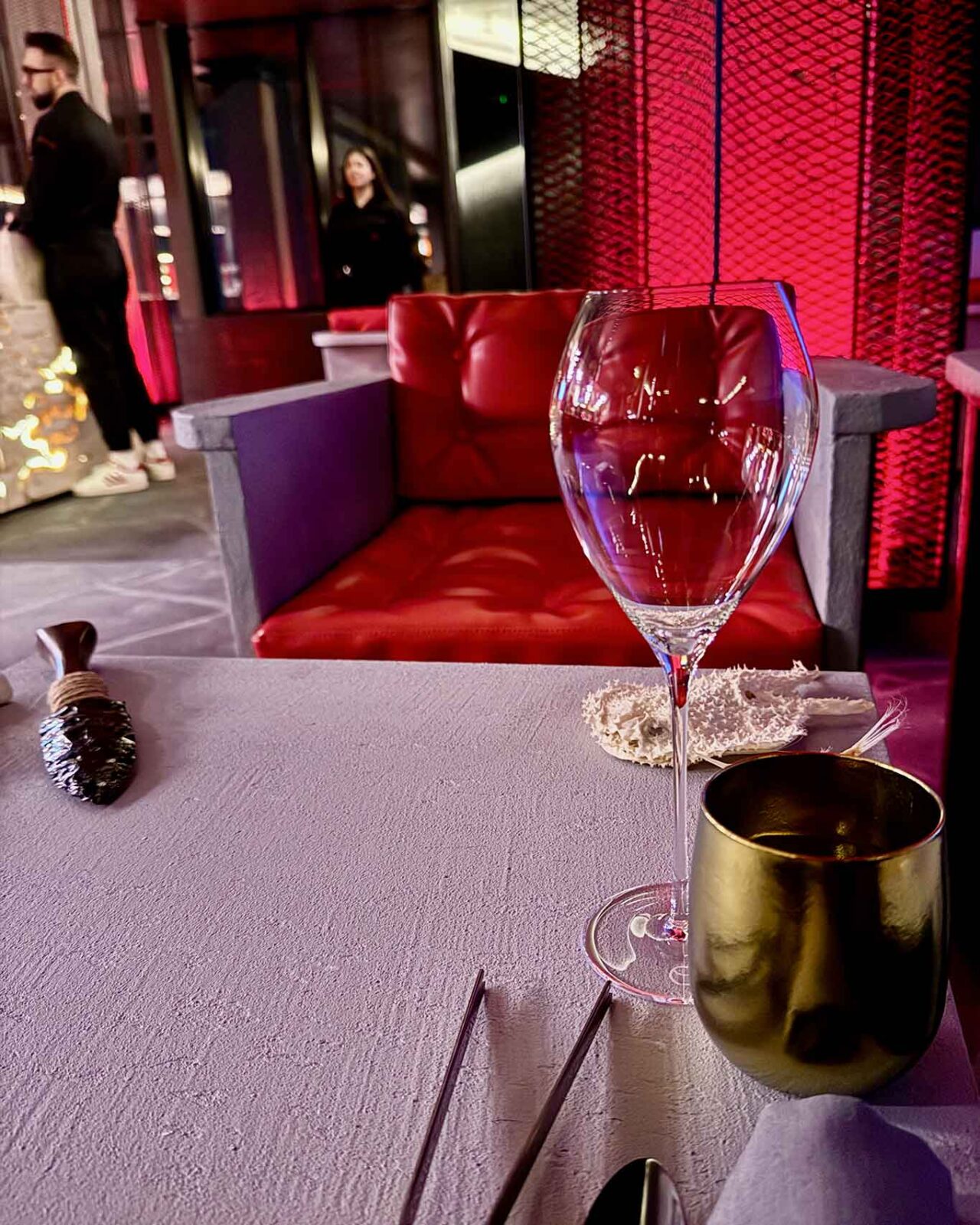 lo spazio aperitivi del ristorante Somnium ad Eboli