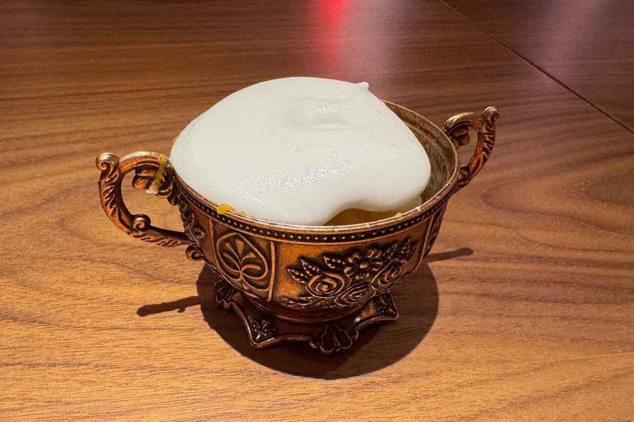 il sorbetto sherbet del ristorante Somnium ad Eboli