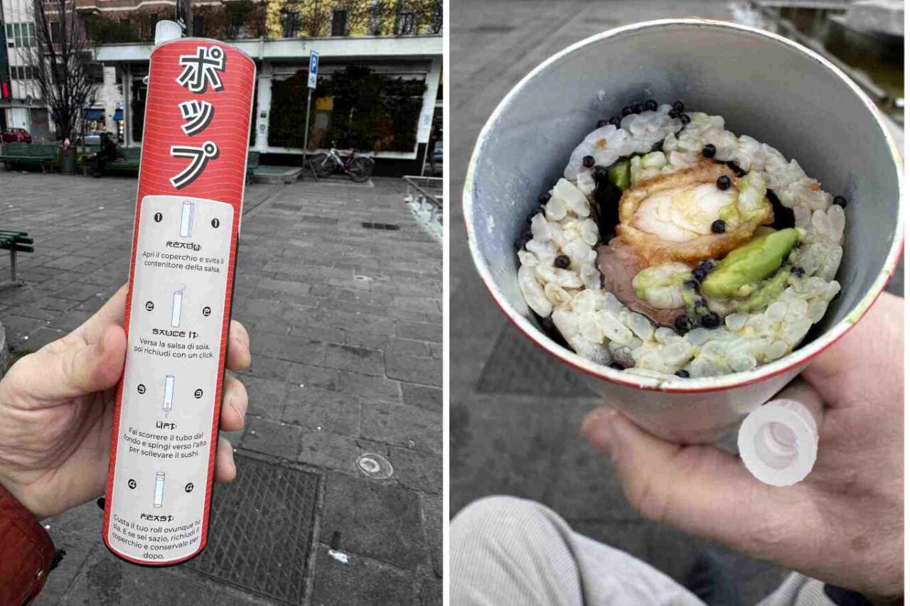 tubo istruzioni sushi roll a Milano