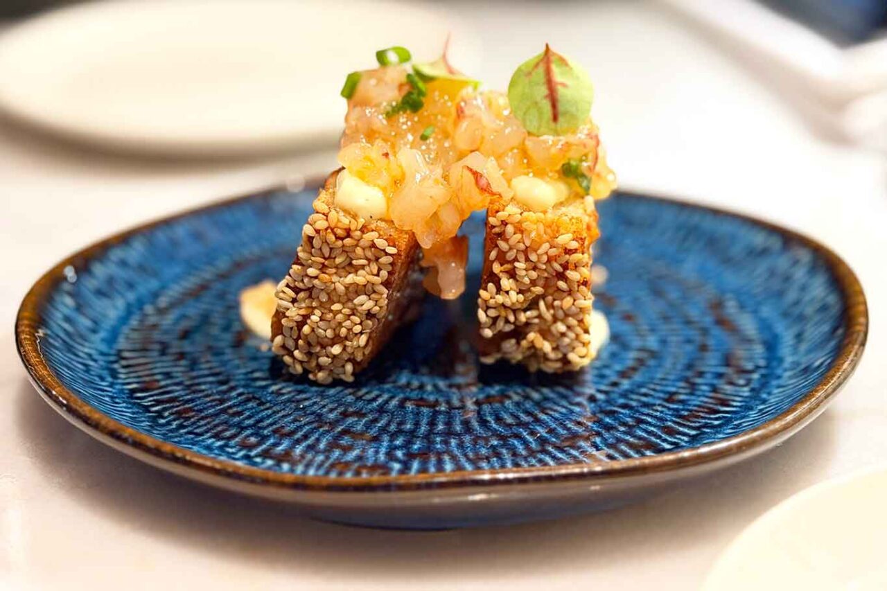 il sanduiche de langostinos di Pintxo bistro by Albufera a Milano 