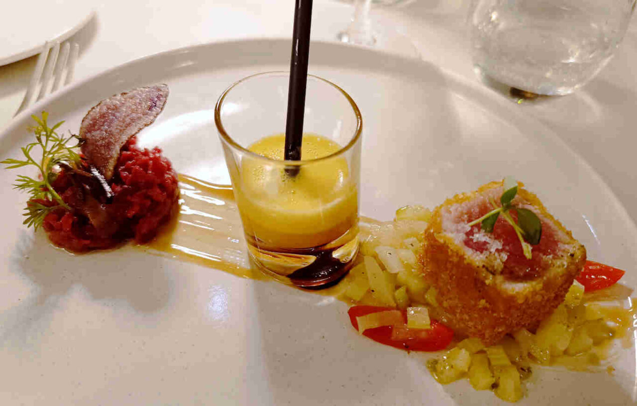 Antipasto tris di Uliveto Roof Garden