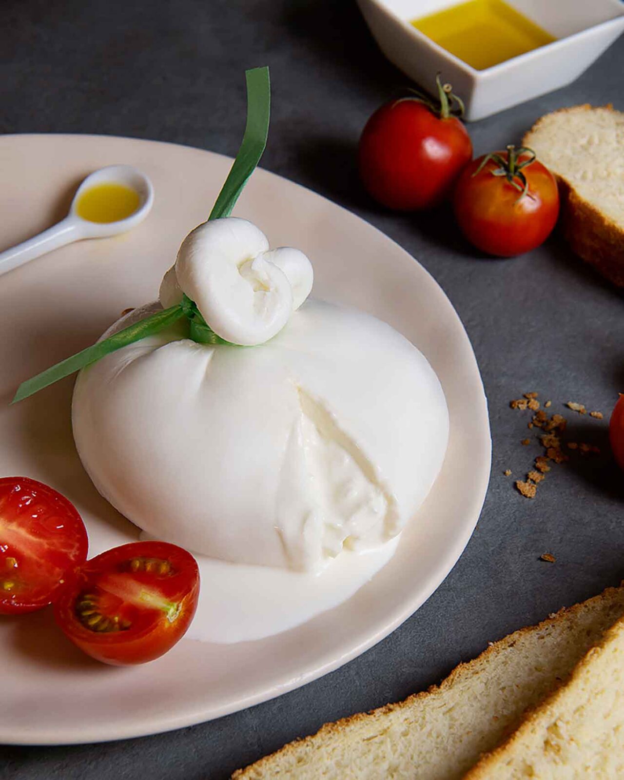 la burrata al caseificio Olanda di Andria
