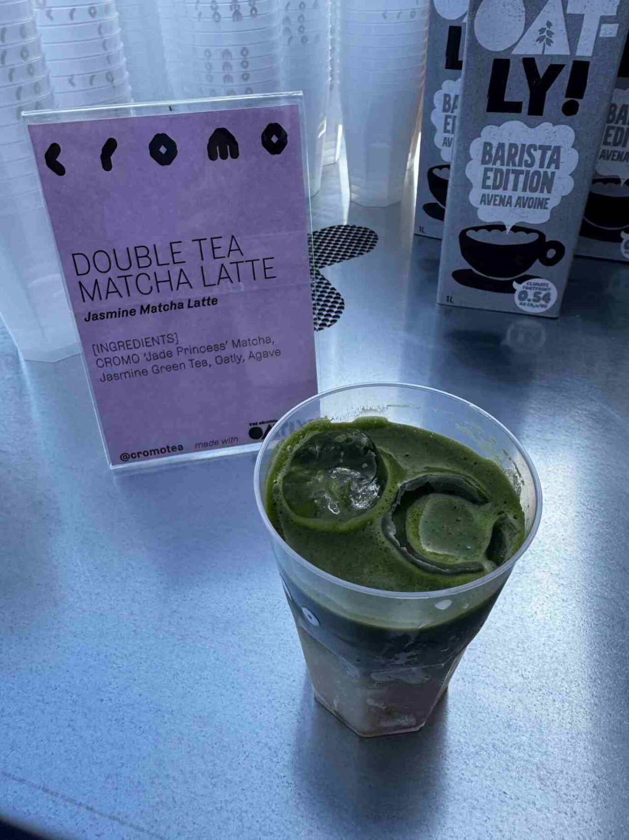 jasmine matcha latte