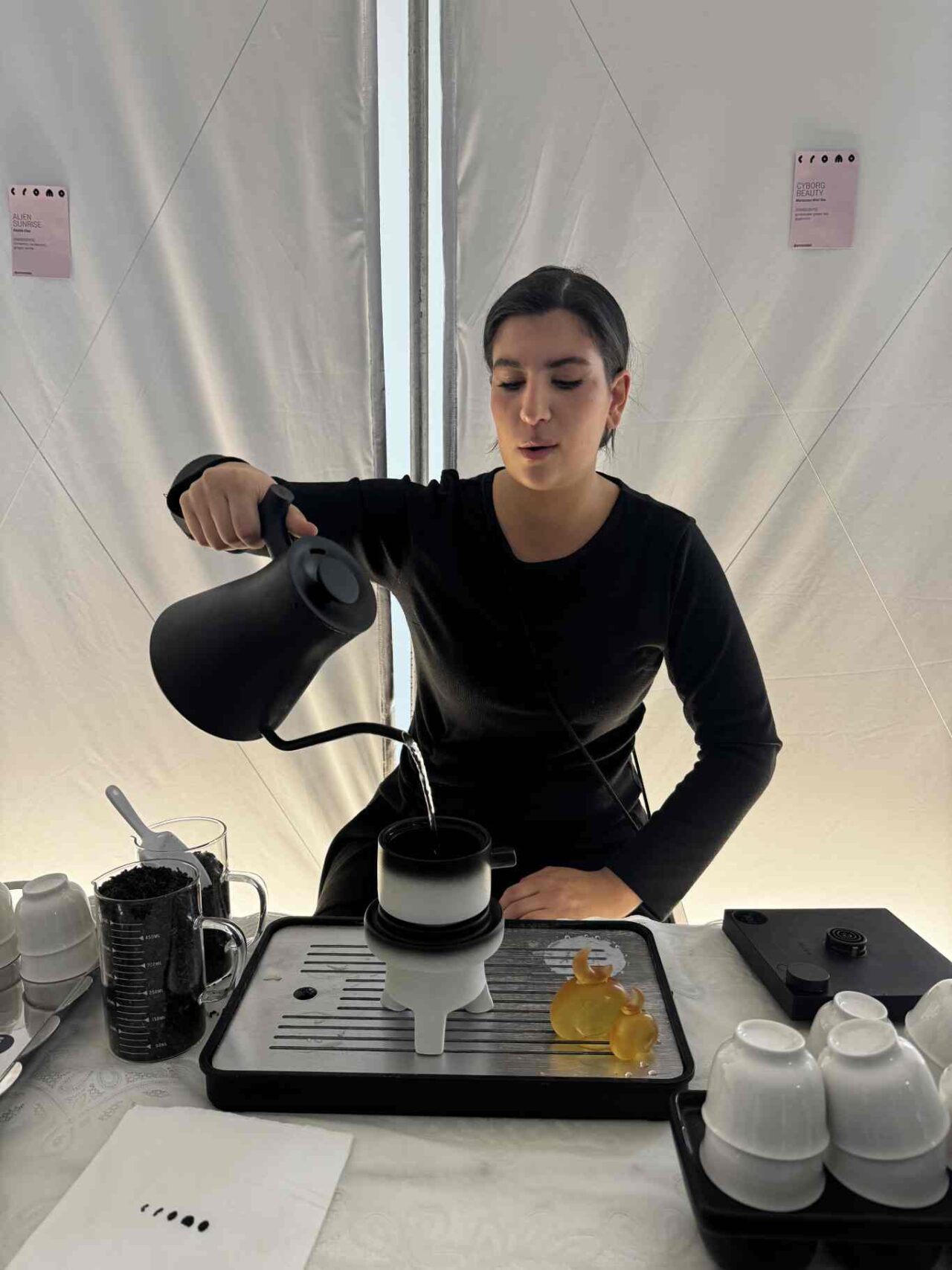 preparazione del tè