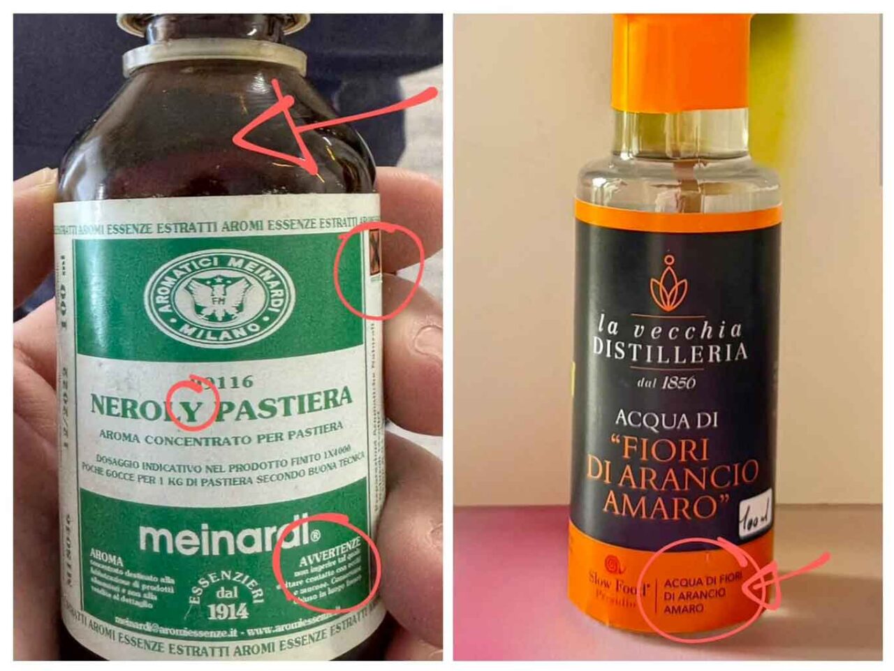 fiori d'arancio nella pastiera di Armando Palmikeri