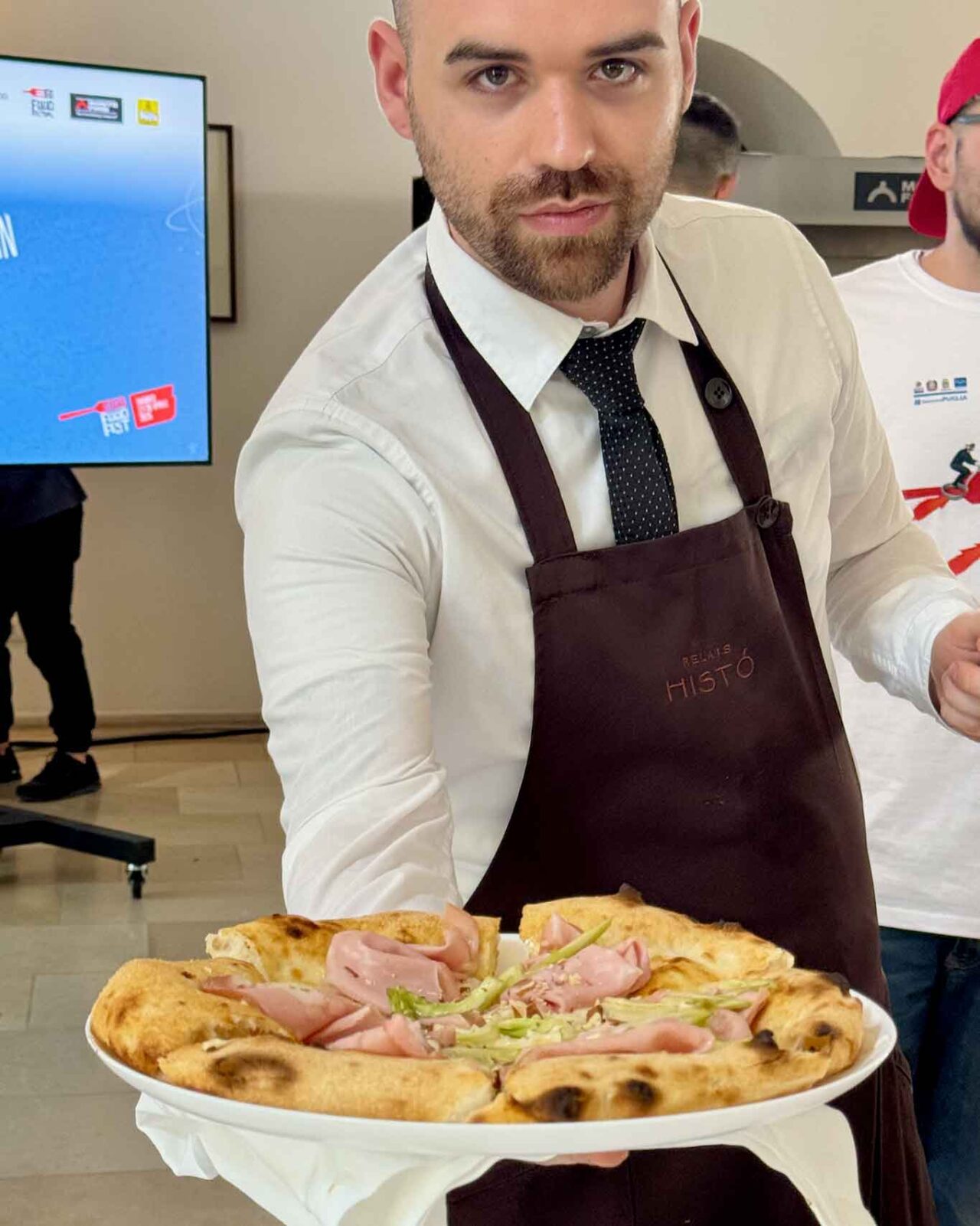 la pizza con la mortadella a Ego Pizza Competition 2026 a Taranto