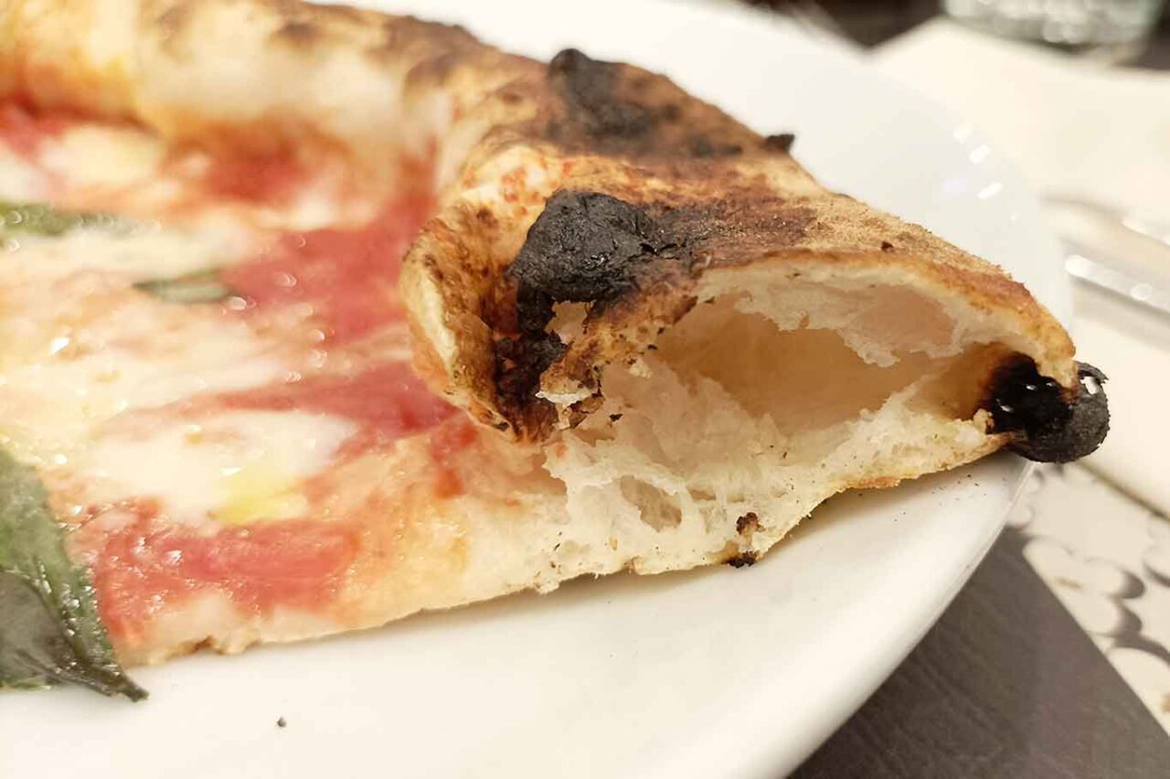 la pizza margherita della pizzeria I Borboni di Pontecagnano al Campionato 2026