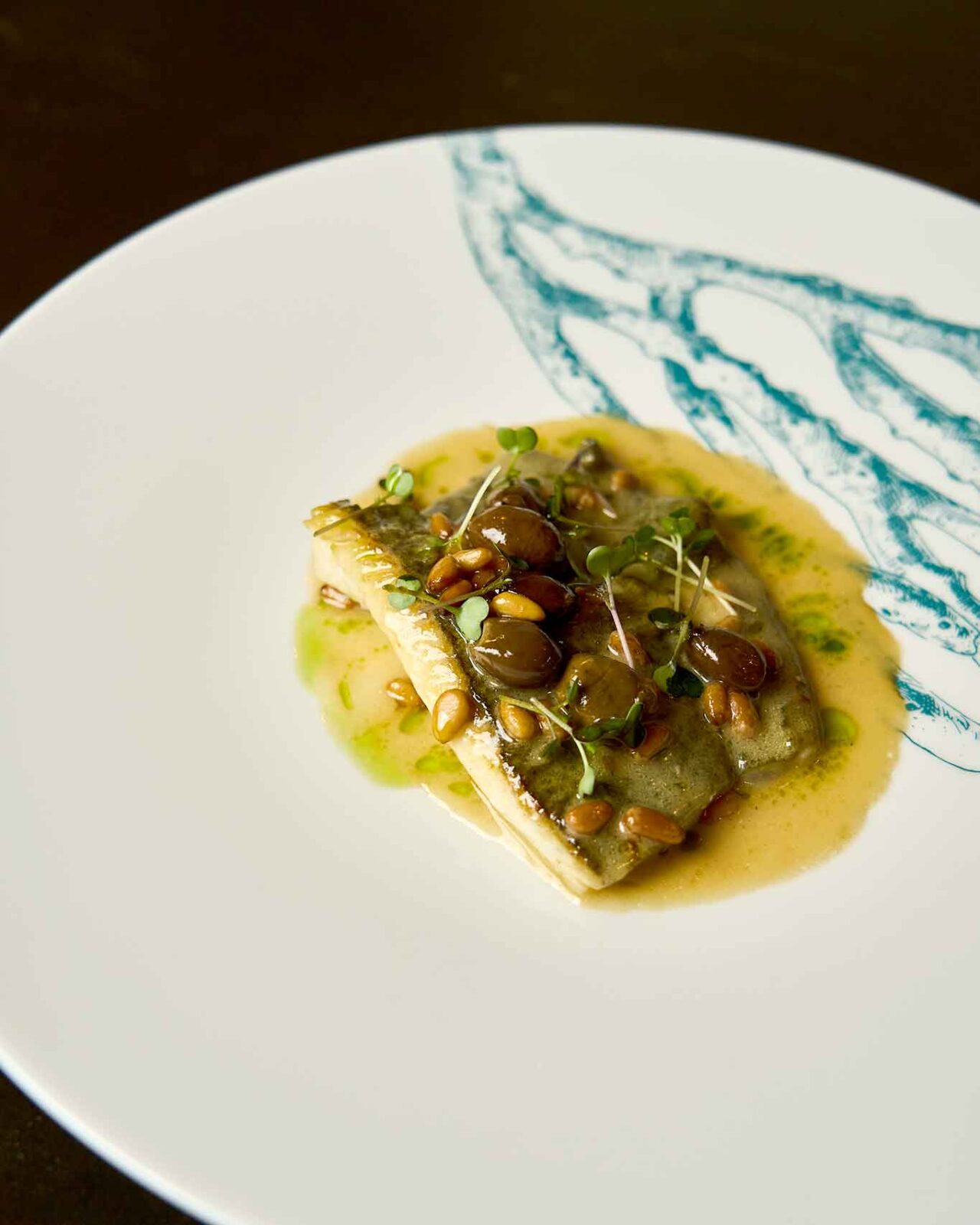 la gola di pesce del ristorante Essencia a Napoli 